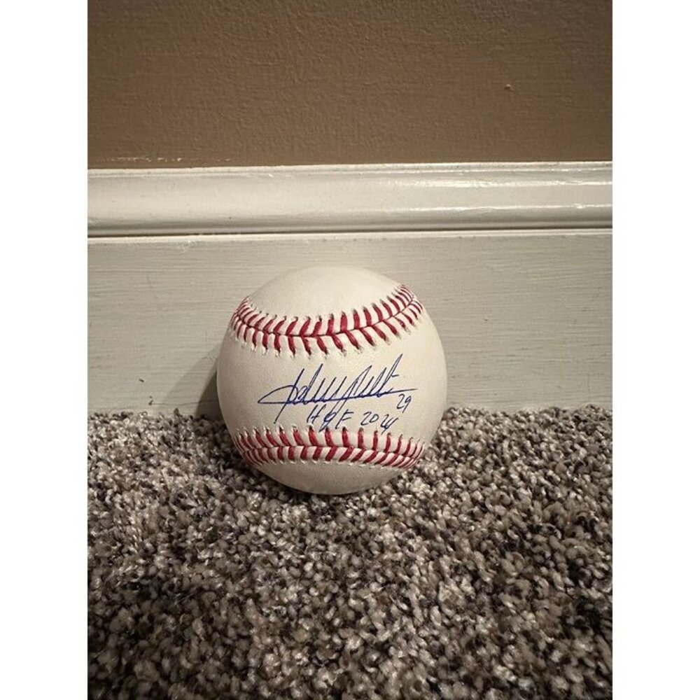 Adrian Beltre signed "HOF 2024" Autographed OMLB Baseball Texas Rangers Beckett